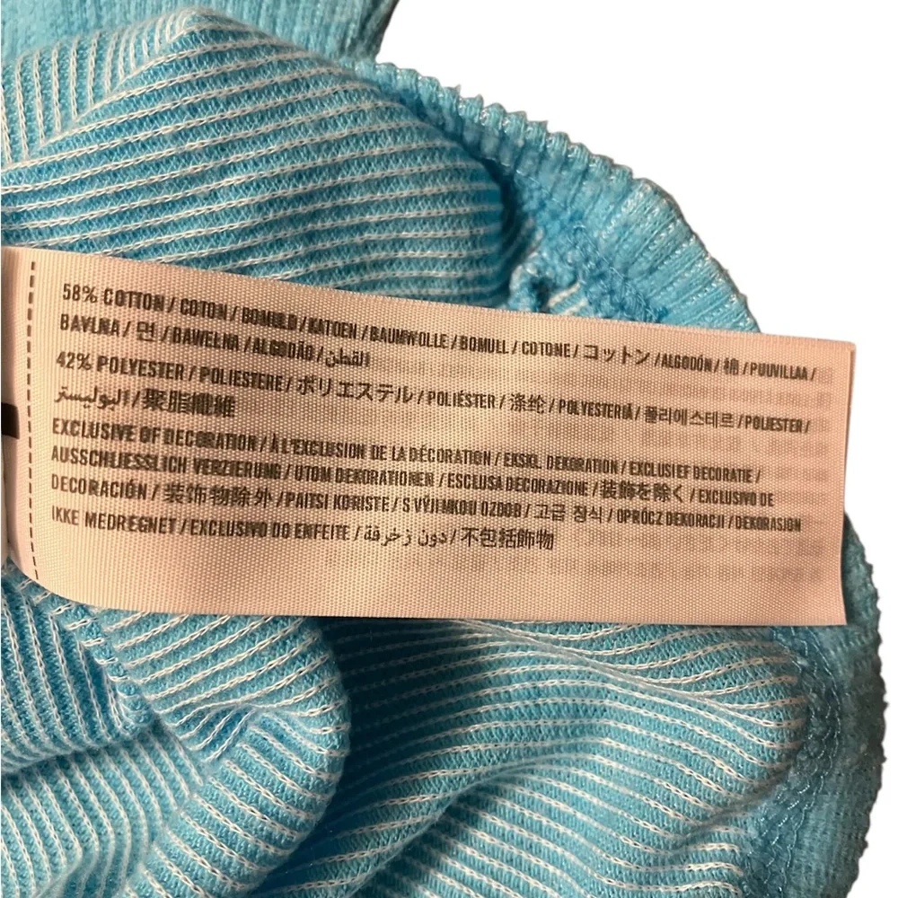 Hollister California Men’s Lightweight Crewneck Sweater – Size L – Aqua